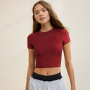 Stylish Women's Fitted Crop T-Shirt