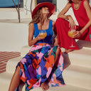 Women's Long Graphic Design Skirt
