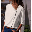 Chic Women's Button-Up Blouse for Effortless Style