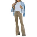 High-Waisted Bootcut Jeans for Women