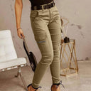 Modern Women's Cargo Pants with Ample Pockets