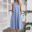 Summer Dress for Women with Pocket Design