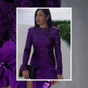Glittering Asymmetrical Mini Dress with Flowy Skirt for Women