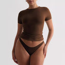 Women's Round Neck Short Sleeve Tee