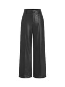 Chic Faux Leather Culotte for Women