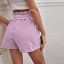 Chic Solid Cotton Shorts for Everyday Wear