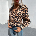 Chic Leopard Print Blouse for Women