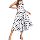 Chic Women's Polka Dot A-Line Dress
