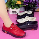 Women's Slip-On Shoes with Non-Slip Sole & Elastic Inserts