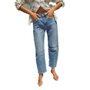 High-Waist Urban Chic Jeans for Women