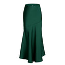 Chic Diagonal Seam Maxi Skirt for Women