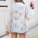Lace Pattern Blouse for Women