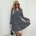 Colorful Polka Dot Women's Shirt Dress