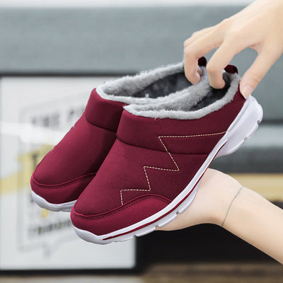 Non-Slip Women's Slippers with Elastic Uppers