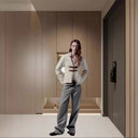 Chic Women's Blazer with Unique Closure Design
