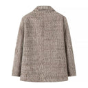 Chic Women's Blazer Jacket in Quality Fabric with Unique Design