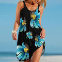 Floral Watercolor Women's Beach Dress