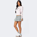 Women’s Denim Skirt with Charming Pockets