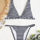 Maritime Striped Women's Bikini Set
