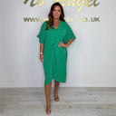 Chic Women's Kaftan Dress with Wrap Style