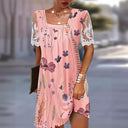 Floral Print Shift Dress for Women