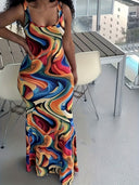 Stylish Gradient Maxi Dress for Women