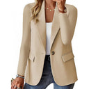 Chic Women's Blazer with Contemporary Cut