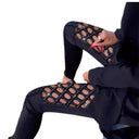 Women's Mesh Detail Leggings for Active Wear