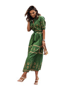 Chic Women's Shirt Dress with Stylish Pattern