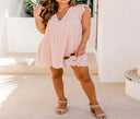 Romantic Ruffle Midi Dress for Women