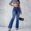 Vintage High-Waisted Flared Jeans for Women