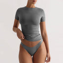 Women's Round Neck Short Sleeve Tee