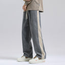 Textured Fabric Women's Side Stripe Pants