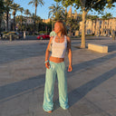 Stylish Glitter Palazzo Pants for Women