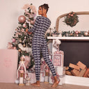 Festive Long Sleeve Christmas Jumpsuit for Women