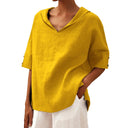 Floral Print Women's Blouse with Modern Collar