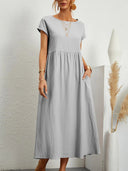 Elegant Women's Maxi Dress in Soft Fabrics