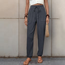 Stylish Harem Pants with Drawstring and Pockets for Women