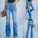 High-Waisted Bootcut Jeans for Women with Vintage Appeal