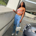 Stylish Women's Loose Denim Shorts
