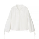 Women's Ruffled Hem Blouse Set – Stylish and Chic