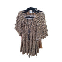 Bohemian Ruffled Sleeve Dress with Elastic Waist