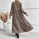 Chic Women's Maxi Dress with Stylish Waist Belt