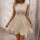 Women's Everyday Dress with Ruffled Hem