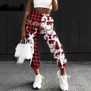 Whimsical Snowman Design Women's Trousers