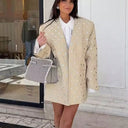 Chic Sequin Blazer Jacket for Women