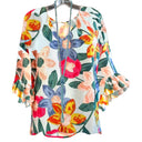 Floral Ruffle Blouse for Women