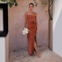 Chic Maxi Dress with Side Slit for Women