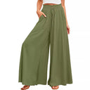 Women's Maxi Skirt with Pockets and Stretchy Waist