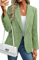 Chic Double-Breasted Blazer for Fashion Enthusiasts